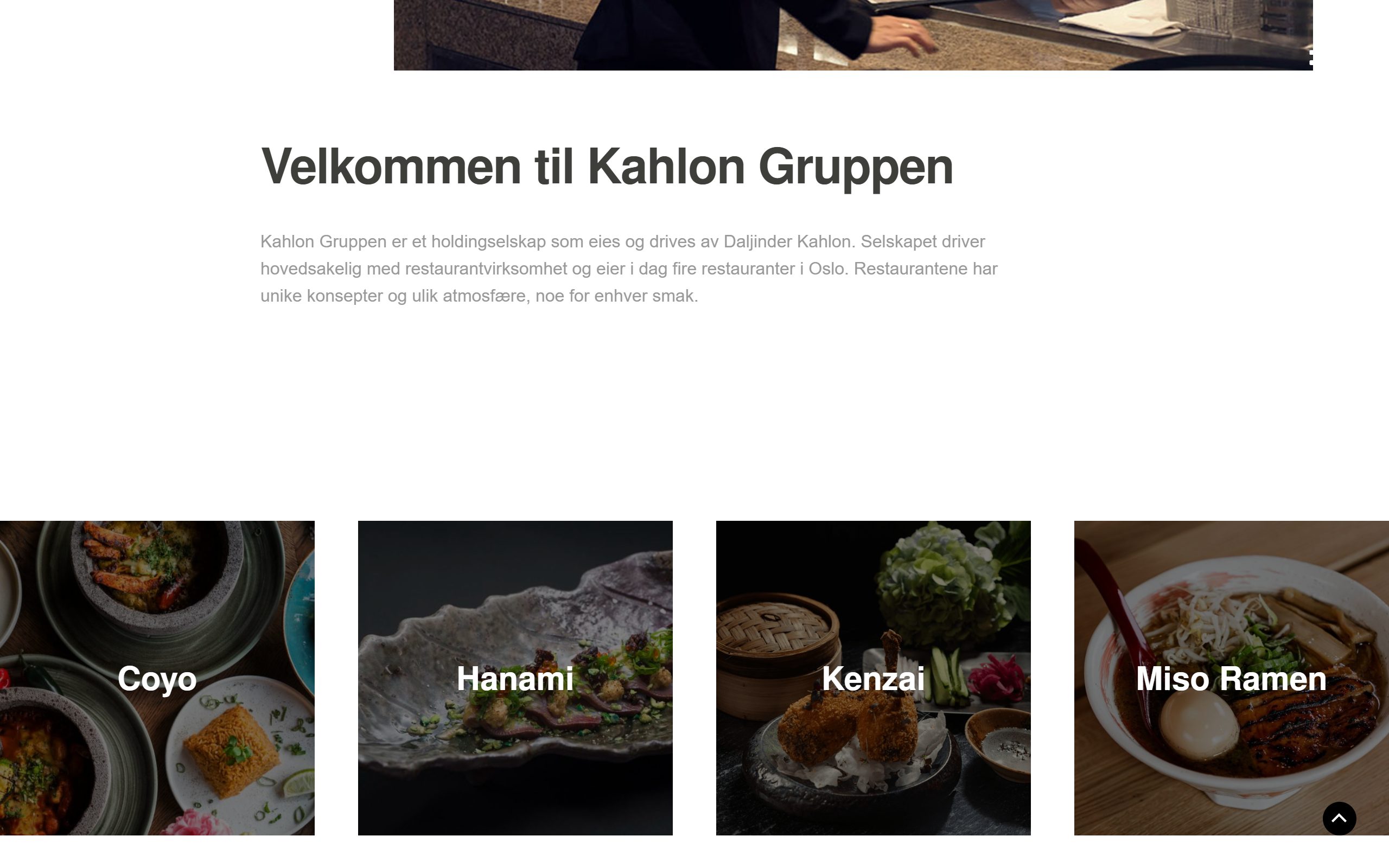 Kahlon Gruppen, tidligere nettsted